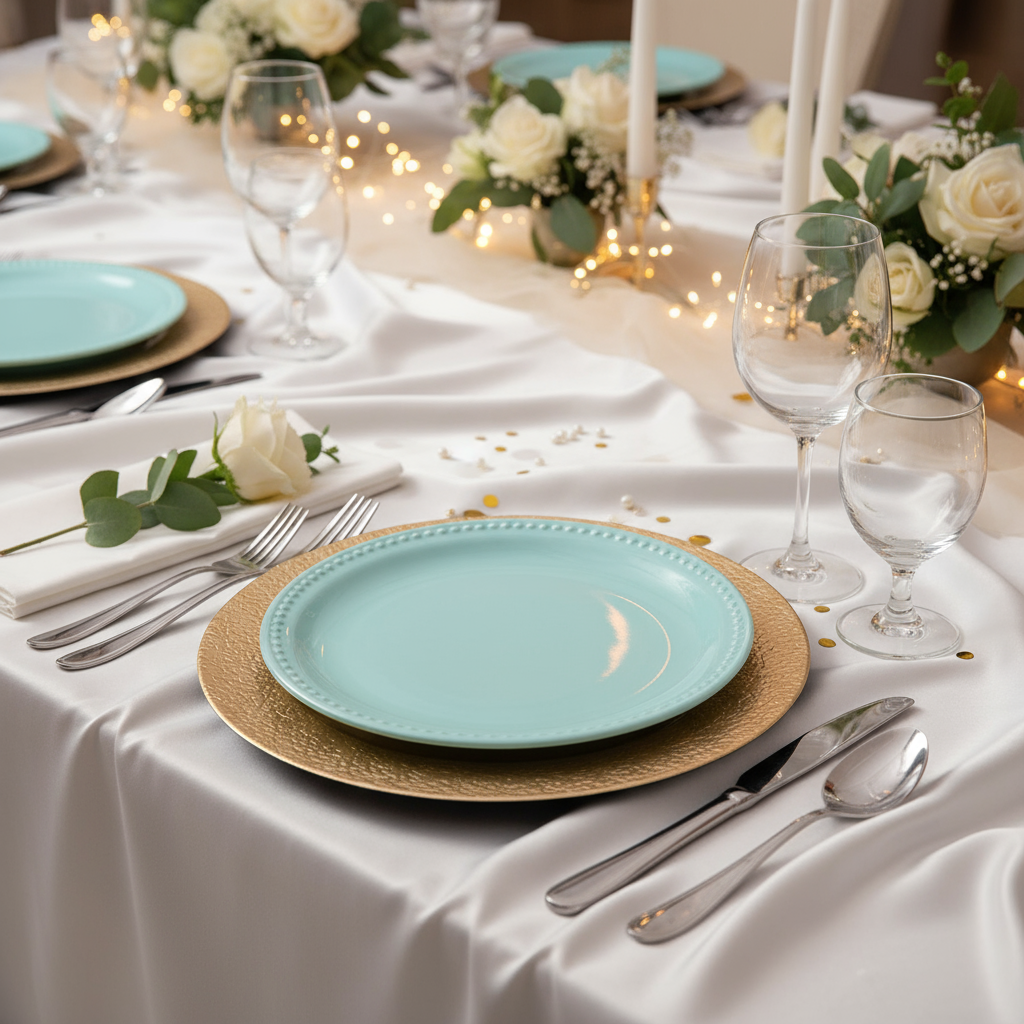 PLATO TRINCHE 27 CM AZUL