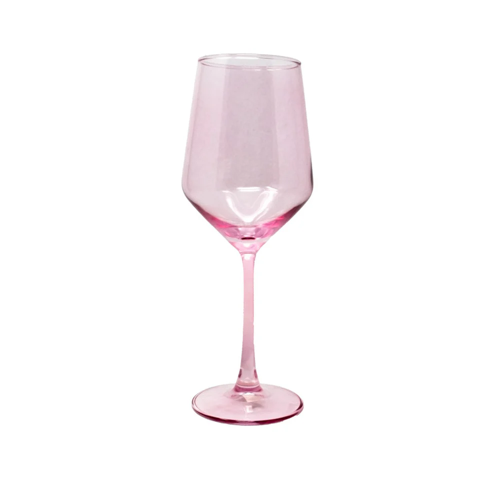 COPA DE VINO MENCIA COLOR ROSA MERAKY 460ML VIZCAINA