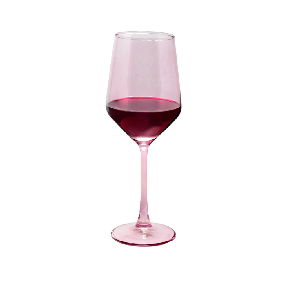 COPA DE VINO MENCIA COLOR ROSA MERAKY 460ML VIZCAINA