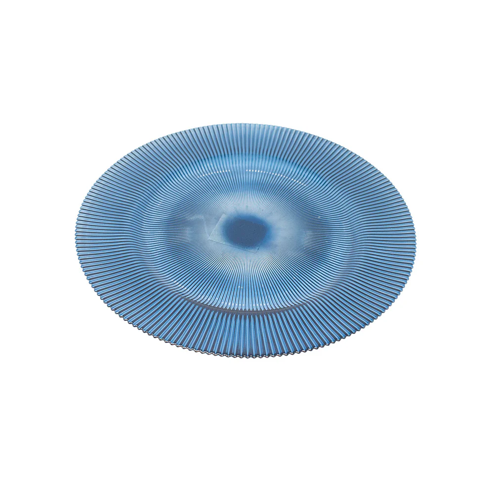 PLATO BASE AZUL TRANS