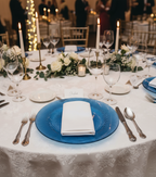 PLATO BASE AZUL TRANS